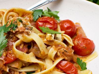 pasta with protein